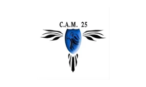 Logo de C.A.M. 25, aliado del Banco de Alimentos de Ciudad Juárez