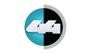 Logo de Canal 44, aliado del Banco de Alimentos de Ciudad Juárez