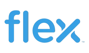 Logo de Flex, aliado del Banco de Alimentos de Ciudad Juárez