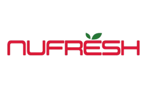 Logo de Nufresh, aliado del Banco de Alimentos de Ciudad Juárez