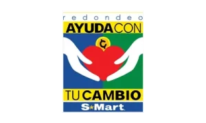 Logo de Redondeo “Ayuda con tu cambio” de S-Mart, aliado del Banco de Alimentos de Ciudad Juárez