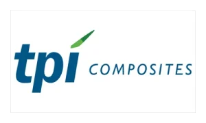 Logo de TPI Composites, aliado del Banco de Alimentos de Ciudad Juárez